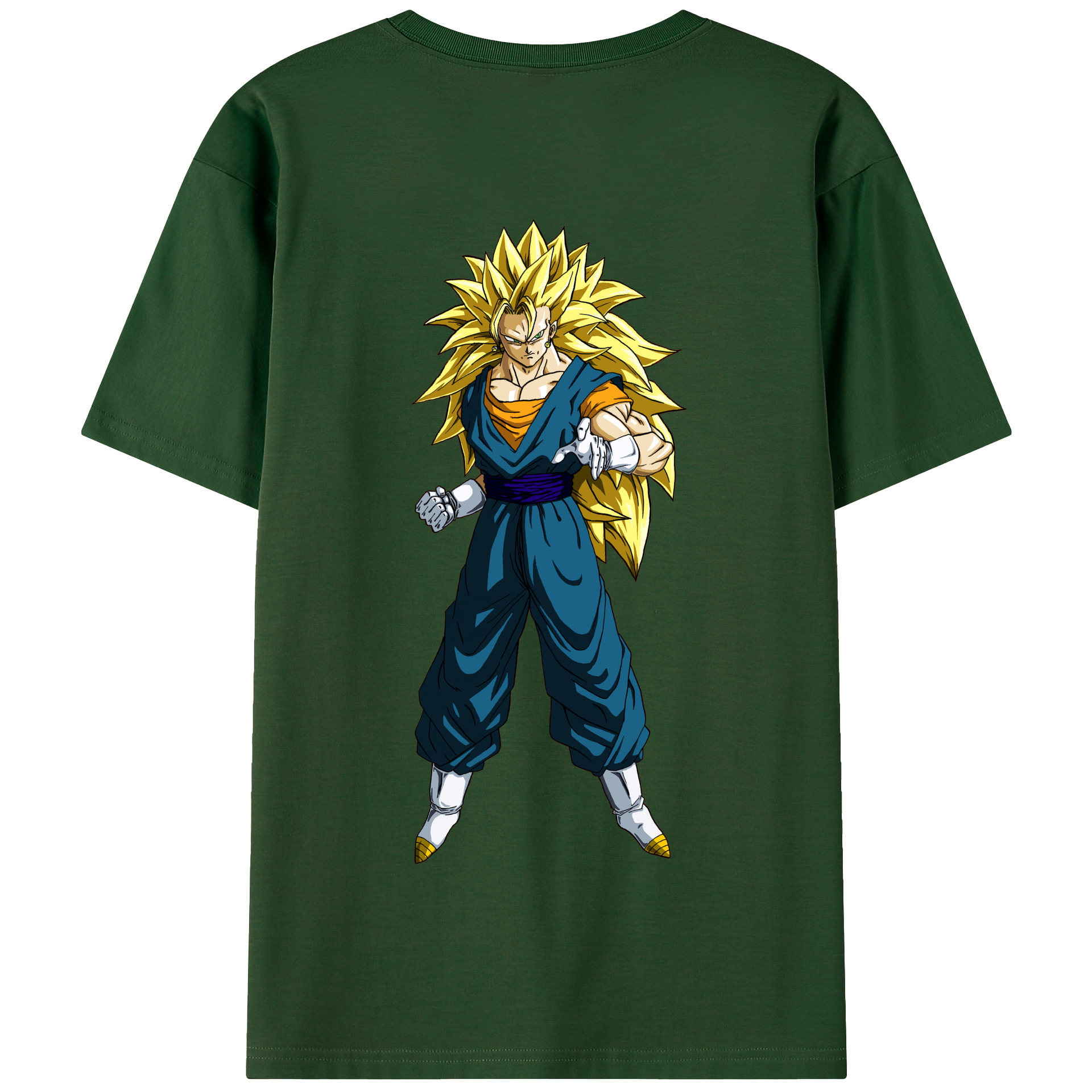 （画像用） ドラゴンボール ベジット DRAGON BALL Vegetto 綿100％半袖Tシャツ（背面プリント）